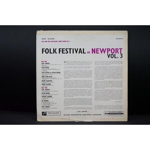 70 - Vinyl - Folk / Rock N Roll / Skiffle - 10 albums and 3 EP's including: Newport Folk Festival Vol. 2 ... 