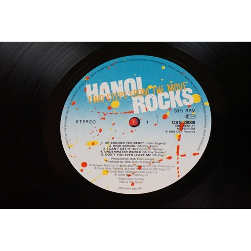 89 - Vinyl - Hanoi Rocks / Michael Monroe - 2 LP's to include Two Steps From The Move (CBS 26066) with go... 