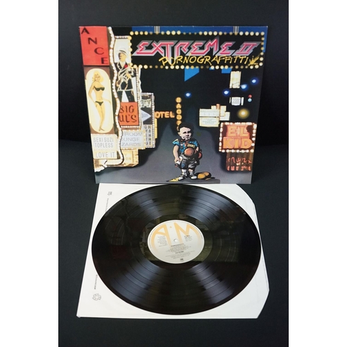 93 - Vinyl - 3 Extreme LP's to include Pornograffiti (A&M 395 313-1) Ex/Ex, Self Titled (A&M 5238), Sleev... 