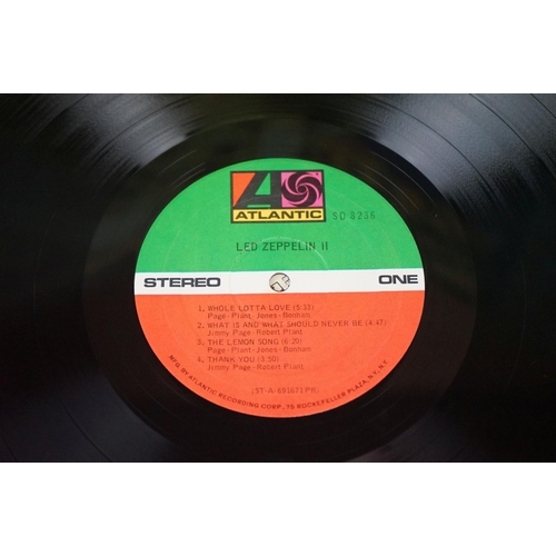 99 - Vinyl - Three Led Zeppelin LP's to include I (588 171) plum Atlantic labels, sleeve is Vg with some ... 