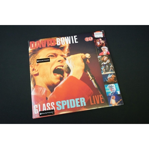 350 - Vinyl - Four David Bowie recent release LPs to include Birthday Celebration, Glass Spider Live, Noth... 