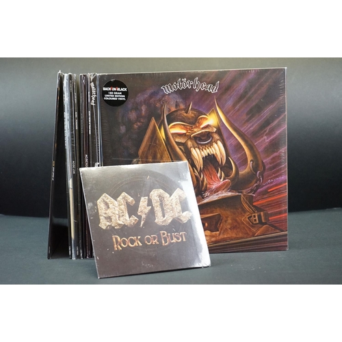 359 - Vinyl - 11 recent release Rock LPs to include 2 x Motorhead Back On Black (Orgasmatron & Ace of Spad... 