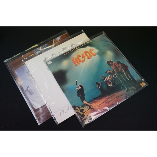 100 - Vinyl - 21 AC/DC LP's including some private pressings & live recordings to include Back In Black, H... 