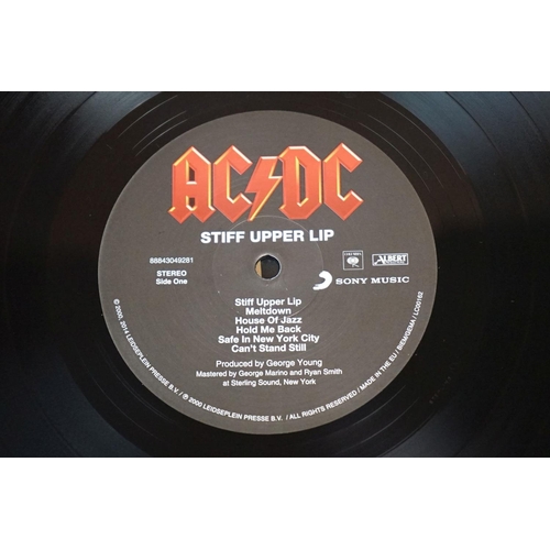 100 - Vinyl - 21 AC/DC LP's including some private pressings & live recordings to include Back In Black, H... 