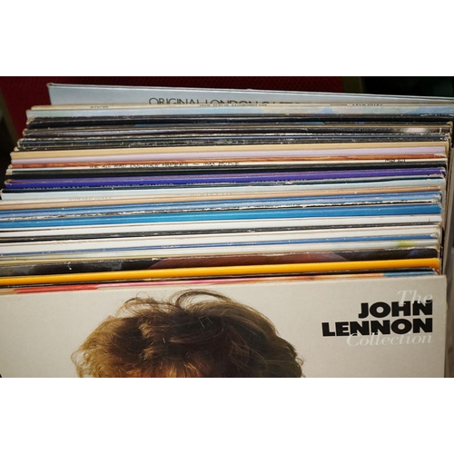 117 - Vinyl - Approx 50 LP's and small quantity of 45's spanning genres and decades to include The Beatles... 