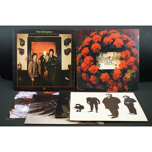 671 - Vinyl - The Stranglers - 6 Original UK pressing albums, to include: No More Heroes (EX / VG+, Plus P... 