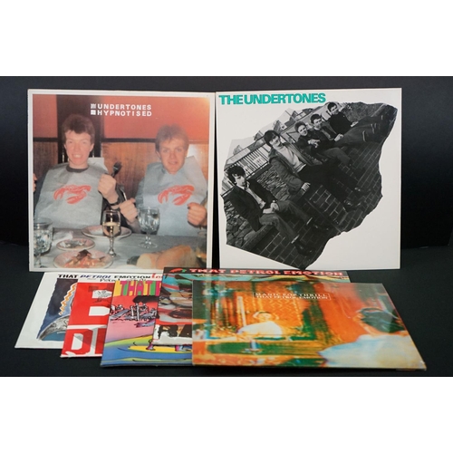 673 - Vinyl - The Undertones & That Petrol Emotion - 5 UK Original pressing albums + Two 12” singles to in... 