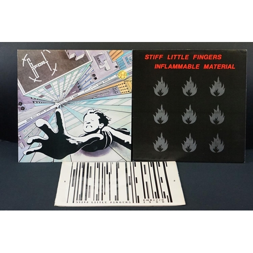 677 - Vinyl - Stiff Little Fingers - 3 Original UK 1st Pressing albums, including: Inflammable Material (1... 