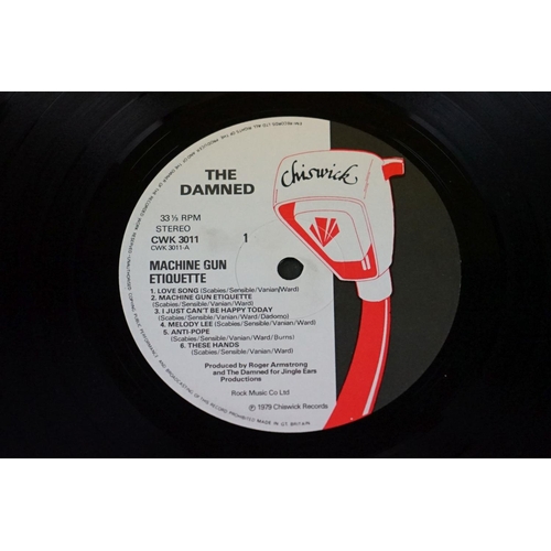 678 - Vinyl - The Damned - 5 Original Pressing albums, including: Music For Pleasure (1977, German 1st Pre... 