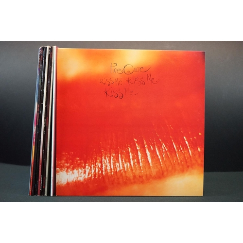 681 - Vinyl - The Cure - 10 albums and one 12” UK Original Pressing, to include: Kiss Me, Kiss Me, Kiss Me... 