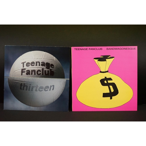 689 - Vinyl - Teenage Fanclub - 2 Original UK 1st pressing albums:  Bandwagonesque (1991, Creation Records... 