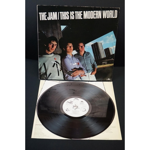 690 - Vinyl - The Jam - 6 Original UK albums, including: This Is The Modern World (1977, 2383 475) VG / VG... 