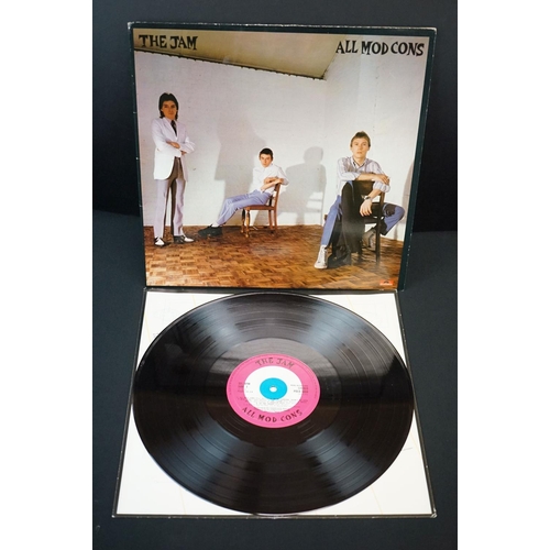 690 - Vinyl - The Jam - 6 Original UK albums, including: This Is The Modern World (1977, 2383 475) VG / VG... 