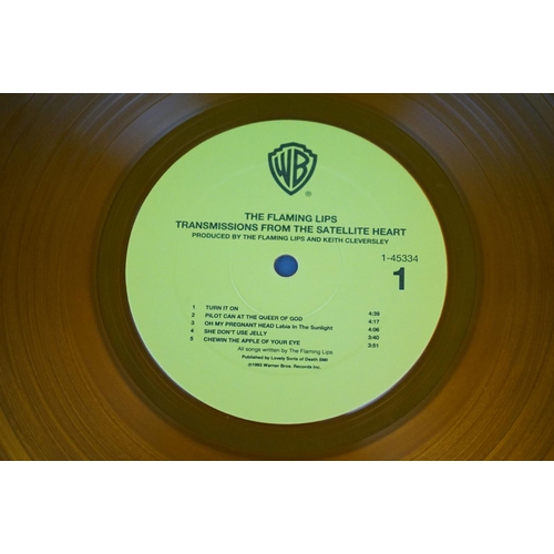 646 - Vinyl - The Flaming Lips - Transmissions From The Satellite Heart (1993, USA, 1st Pressing, Gold Tra... 