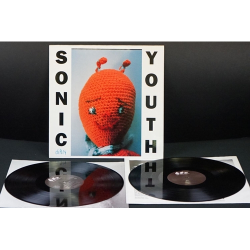 651 - Vinyl - Sonic Youth - 4 UK 1st pressing albums, to include: Bad Moon Rising (1985, UK, Blast First R... 