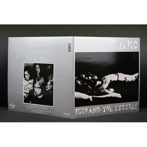 659 - Vinyl - Proto Punk - 7 albums, to include: Iggy And The Stooges - Metallic 2×KO (1988, French Double... 