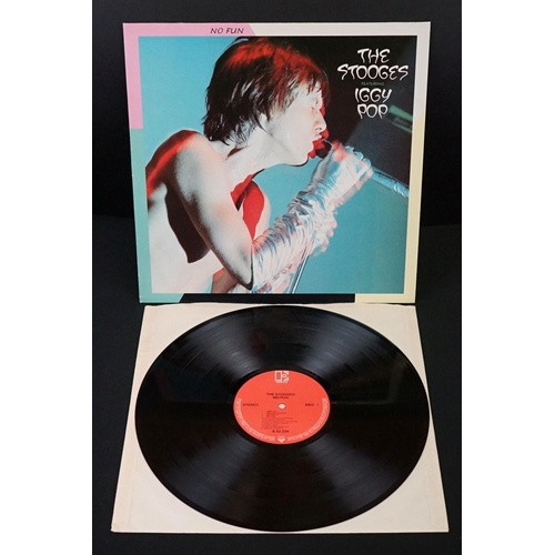 659 - Vinyl - Proto Punk - 7 albums, to include: Iggy And The Stooges - Metallic 2×KO (1988, French Double... 