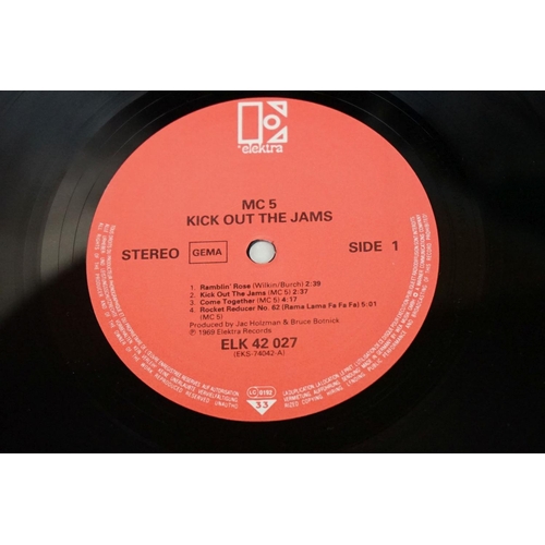 659 - Vinyl - Proto Punk - 7 albums, to include: Iggy And The Stooges - Metallic 2×KO (1988, French Double... 