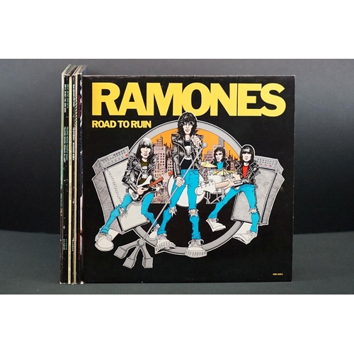 660 - Vinyl - Punk - & LP’s and one 12” by USA Punk bands, to include: The Ramones - Road To Ruin (1978, U... 