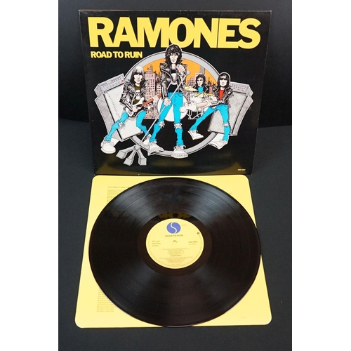 660 - Vinyl - Punk - & LP’s and one 12” by USA Punk bands, to include: The Ramones - Road To Ruin (1978, U... 