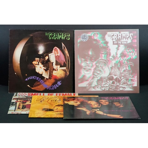 661 - Vinyl - The Cramps - 5 UK Original Pressing albums to include: …Off The Bone (1983 UK 1st pressing, ... 