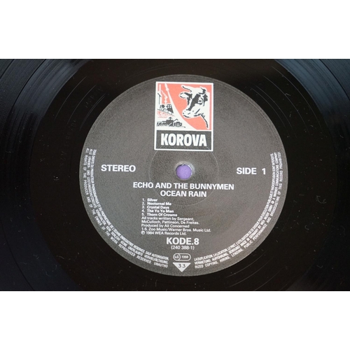 694 - Vinyl - Five Echo and the Bunnymen original pressing LPs to include Crocodiles KODE1 vg/vg++ plus pr... 