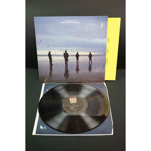694 - Vinyl - Five Echo and the Bunnymen original pressing LPs to include Crocodiles KODE1 vg/vg++ plus pr... 