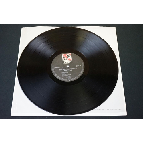 694 - Vinyl - Five Echo and the Bunnymen original pressing LPs to include Crocodiles KODE1 vg/vg++ plus pr... 