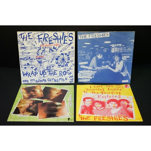 235 - Vinyl - The Freshies - 4 Original UK 7” singles: I'm In Love With The Girl On The Manchester Virgin ... 