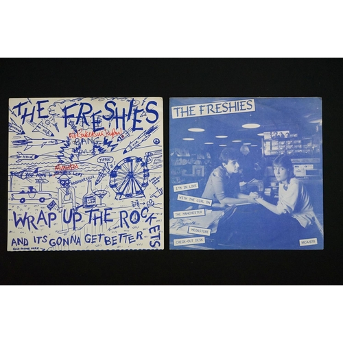 235 - Vinyl - The Freshies - 4 Original UK 7” singles: I'm In Love With The Girl On The Manchester Virgin ... 