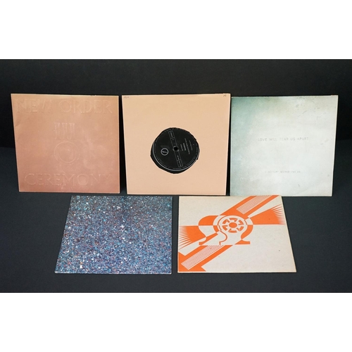 236 - Vinyl - Joy Division / New Order - 5 Original UK 7” singles & Flexi, to include : Joy Division - Lov... 