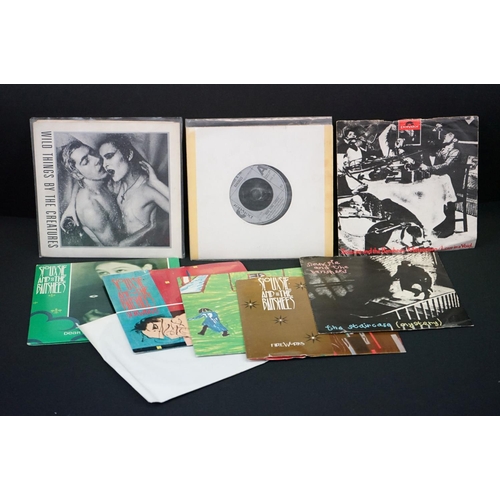 238 - Vinyl - Siouxsie And The Banshees - 9 UK 7” singles to include: Hong Kong Garden, Mittageisen, Chris... 