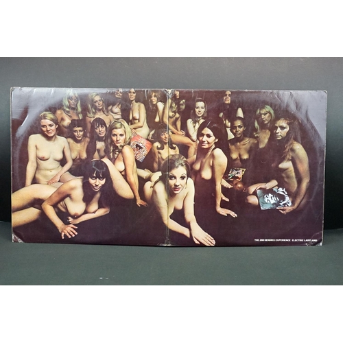 1 - Vinyl - Jimi Hendrix Electric Ladyland LP on Track 612008/9, stereo, blue text, Jimi to left, Noel &... 