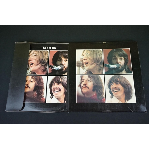 12 - Vinyl - The Beatles Let It Be Box Set Apple PXS1 with book and LP, no poster. red apple to rear of L... 