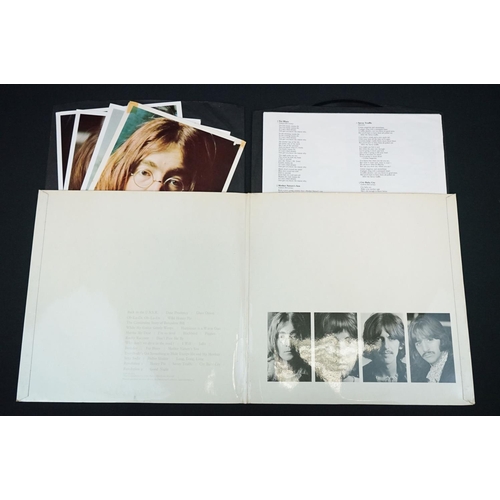 13 - Vinyl - The Beatles White Album PCS706718 stereo, no 058771, top opener, black inners vg+, some wear... 