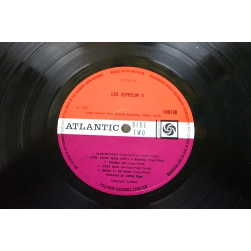 16 - Vinyl - Led Zeppelin Two LP on Atlantic 5881989 red & purple Atlantic label, Lemon Song to label and... 