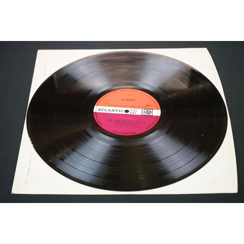 17 - Vinyl - Led Zeppelin One LP on Atlantic 588171 orange sleeve lettering with grey stripe at bottom, r... 