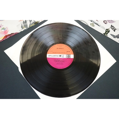 18 - Vinyl - Led Zeppelin Three LP on Atlantic 2401002 red & purple Atlantic label, no Peter Grant credit... 