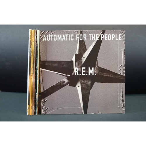 663 - Vinyl - R.E.M. - 11 UK / EU Original Pressing albums and one 12”, to include: Automatic For The Peop... 