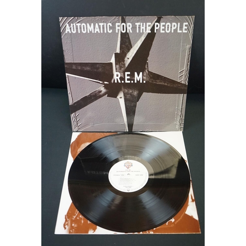 663 - Vinyl - R.E.M. - 11 UK / EU Original Pressing albums and one 12”, to include: Automatic For The Peop... 