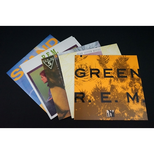 663 - Vinyl - R.E.M. - 11 UK / EU Original Pressing albums and one 12”, to include: Automatic For The Peop... 