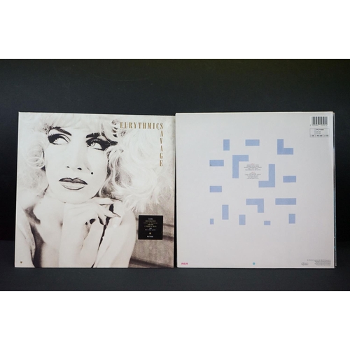 697 - Vinyl - Eurythmics - 6 Original UK 1st Pressing albums, including: In The Garden (1981, Uk 1st Press... 