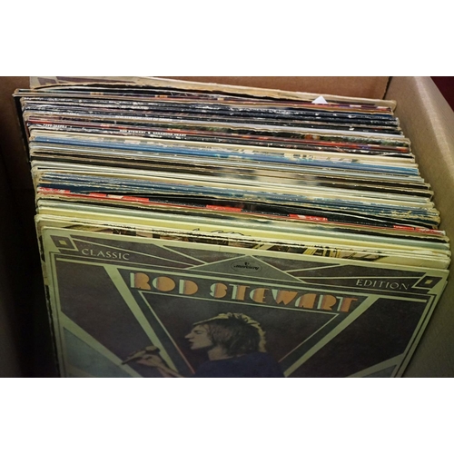 142 - Vinyl - Approx 50 Rod Stewart mainly LP's & some 12