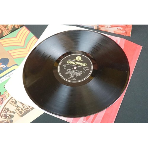 14 - Vinyl - The Beatles Sgt Pepper LP (PMC 7027) yellow and black label, including ' Gramophone Co Ltd '... 