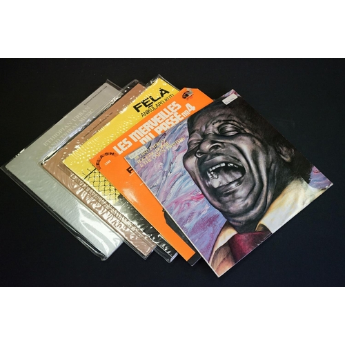 943 - Vinyl - 30 African and related albums including Fela Kuti, Manu Dibango, Rocking Dopsie, Kakraba Lob... 