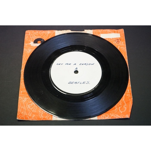 10 - Vinyl - Tony Sheridan & The Beatles Cry For A Shadow / Why? 1964 original German Polydor test pressi... 