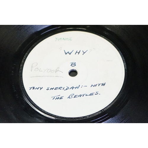 10 - Vinyl - Tony Sheridan & The Beatles Cry For A Shadow / Why? 1964 original German Polydor test pressi... 