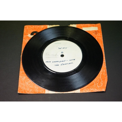 10 - Vinyl - Tony Sheridan & The Beatles Cry For A Shadow / Why? 1964 original German Polydor test pressi... 