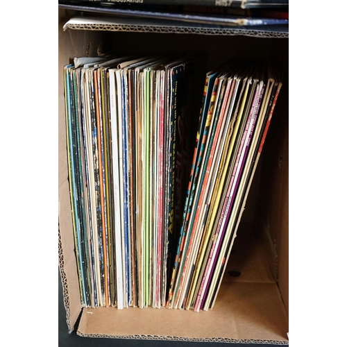 131 - Vinyl - Approx 150 compilation LP's spanning genres including Rock, Pop, Soul, Rock N Roll and more.... 