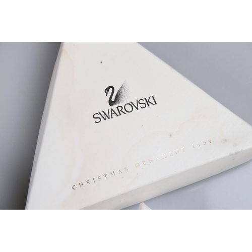 41a - Ten Boxed Swarovski Christmas / Holiday Ornaments comprising a continuous run from 1994 to 2003